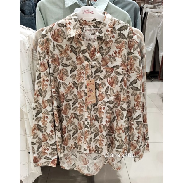 Kemeja wanita lengan panjang terbaru TRISET