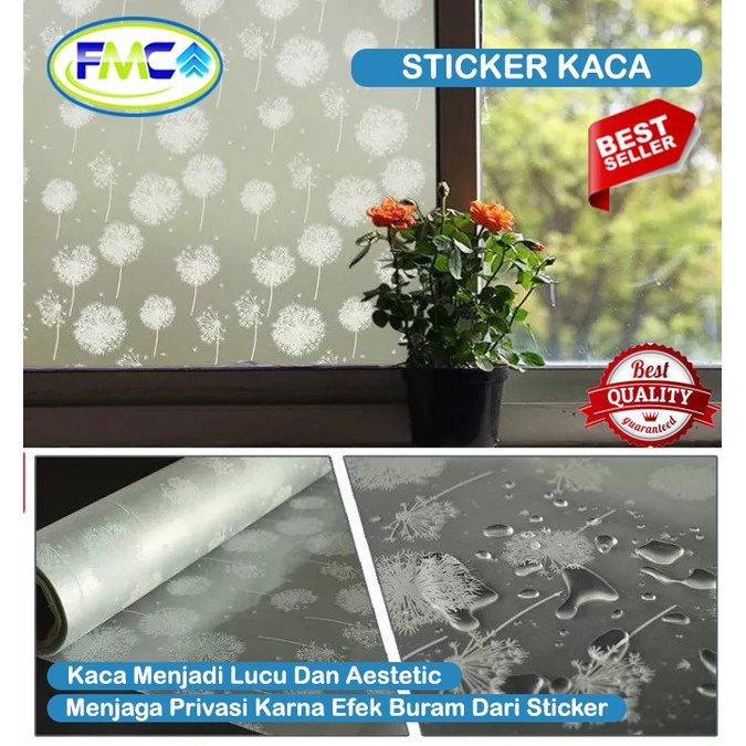 Stiker Kaca Jendela Rumah Modern Praktis Murah Sticker Kaca Film Wallpaper harga Permeter