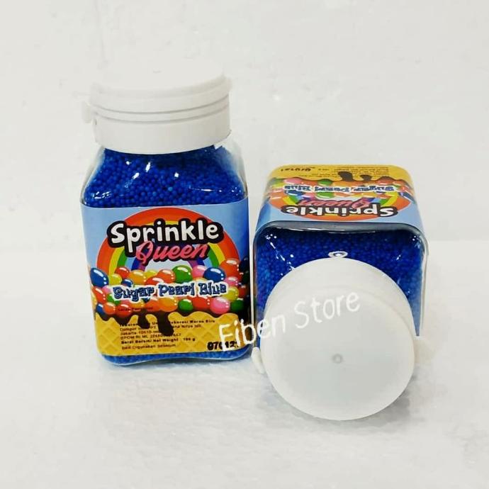 

Blue Nonpareils / Gula Dekorasi Biru - Btl 100gr