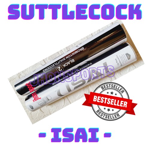 SHUTTLECOCK BADMINTON ISAI HITAM
