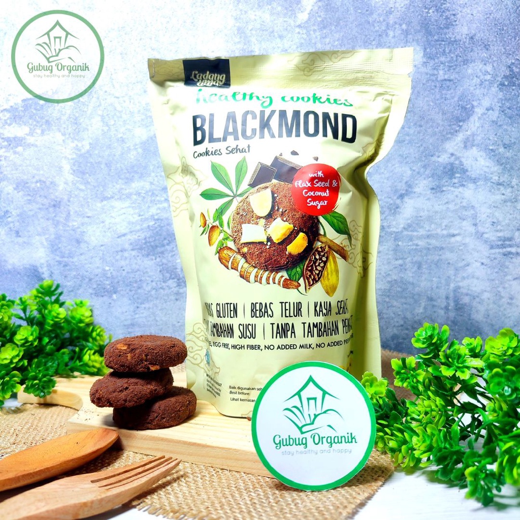 

LADANG LIMA - Blackmond Healthy Cookies 180gr Gluten Free / Cemilan Snack Sehat Bebas Gluten / ASI Booster