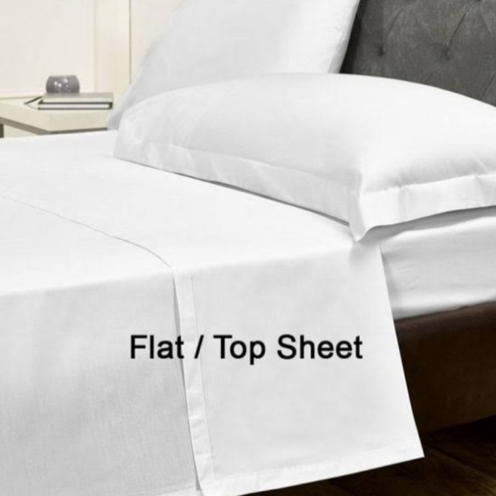 Produk Terbaru Sprei Flat Sheet Katun Tc300 Premium