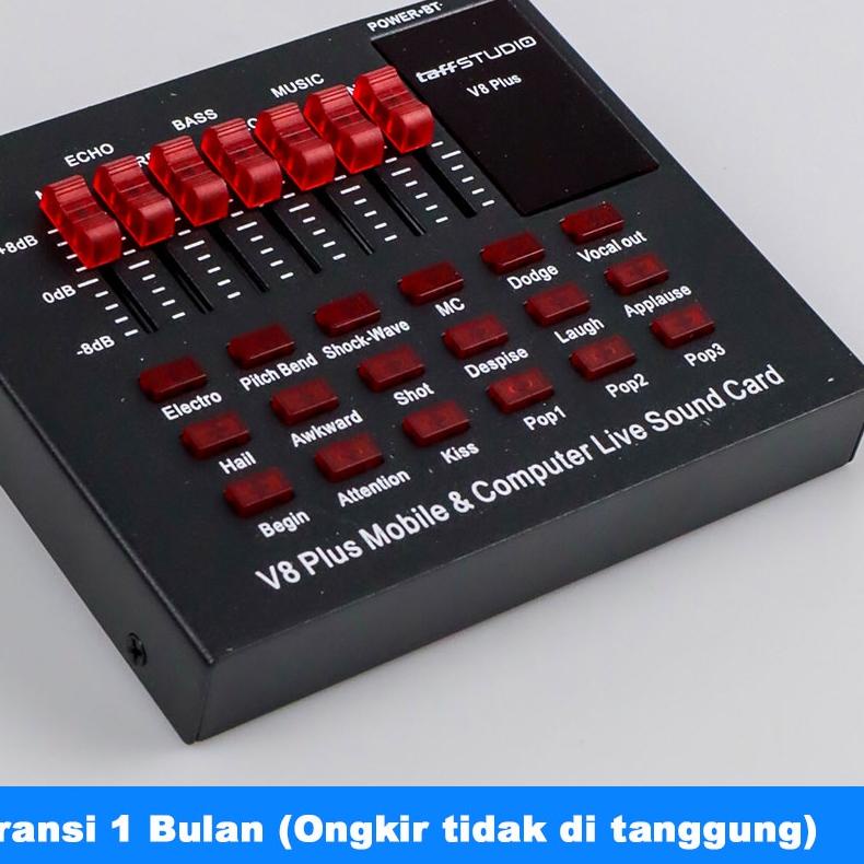 ➥ TaffStudio USB External Soundcard V8 PLUS - Bluetooth Audio - Sound card V8 PLUS - Mixer ❀