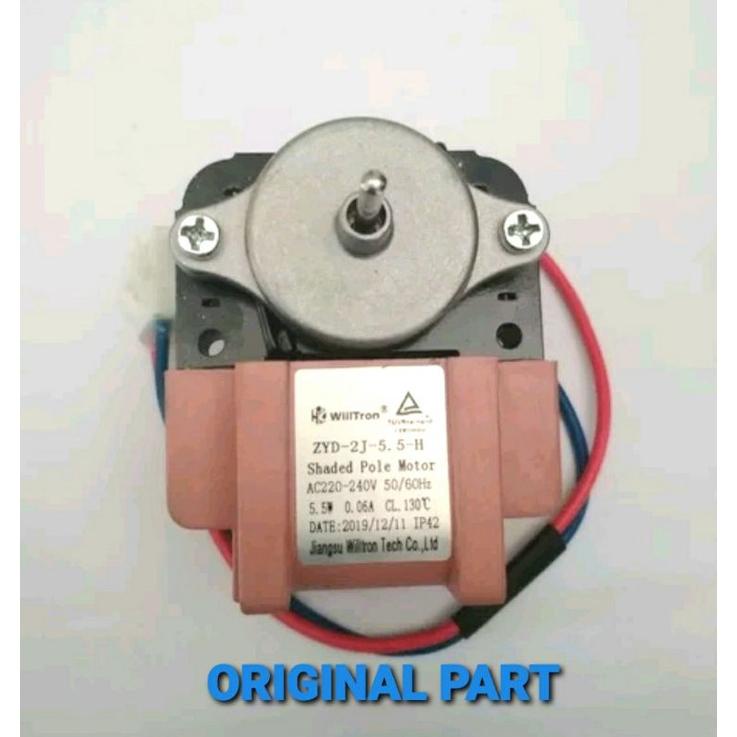 dinamo kipas kulkas polytron 2pintu baru rt3