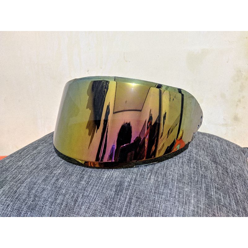 visor ala arai carglos red gold