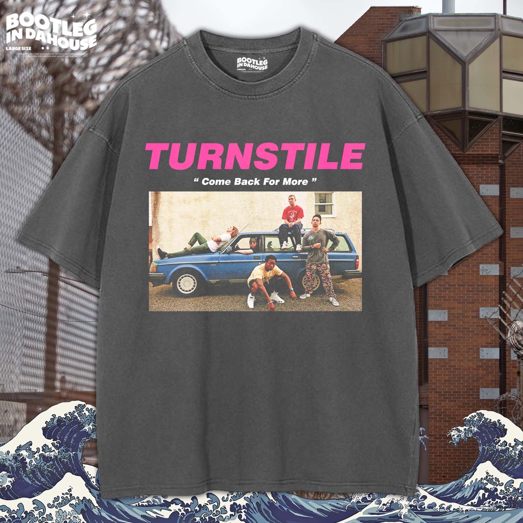 TURNSTILE Oversize T-shirt / Kaos Oversize TURNSTILE