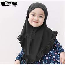 [COD] Jilbab Anak bayi Shafa 0-3th / bahan JERSEY