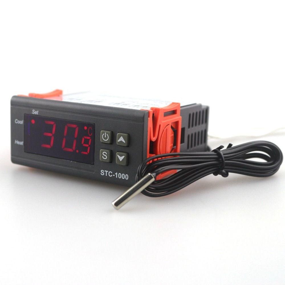Lanfy Temperature Controller 12V 24V 220V Alat Kontrol Pengatur Suhu Humidity Controller Termometer Controller Thermostat Mesin Tetas