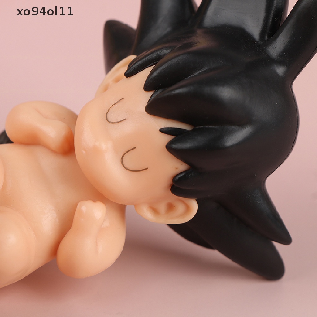 Xo 8cm Anime Dragon Ball Kawaii Tidur GOKU Model Koleksi Patung Mainan Mobil OL