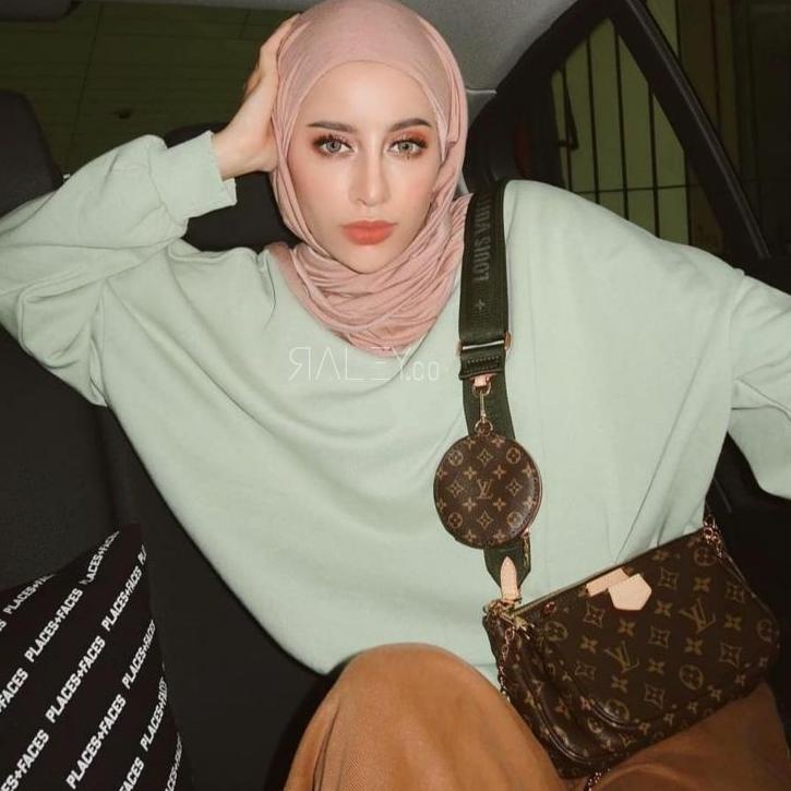 Recomended.. Pashmina Inner Tali Kaos Rayon Premium 2in1 (Pashmina + Ciput/inner)