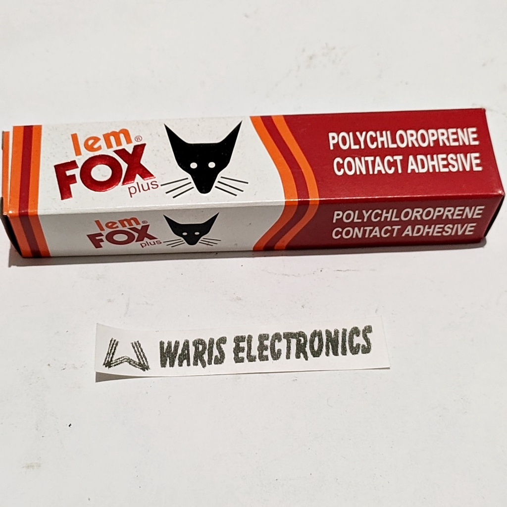 Lem Fox Plus Tube 20 gr gram Lem Serbaguna