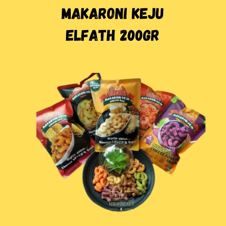 

✔️ Makaroni Keju Elfath Kraft asli (Original Keju) 200 gr