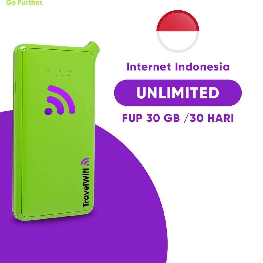 Big SaleTravel Wifi Sewa Modem Portable Mifi 4G Internet Indonesia All Operator Unlimited FUP 30 GB✄
