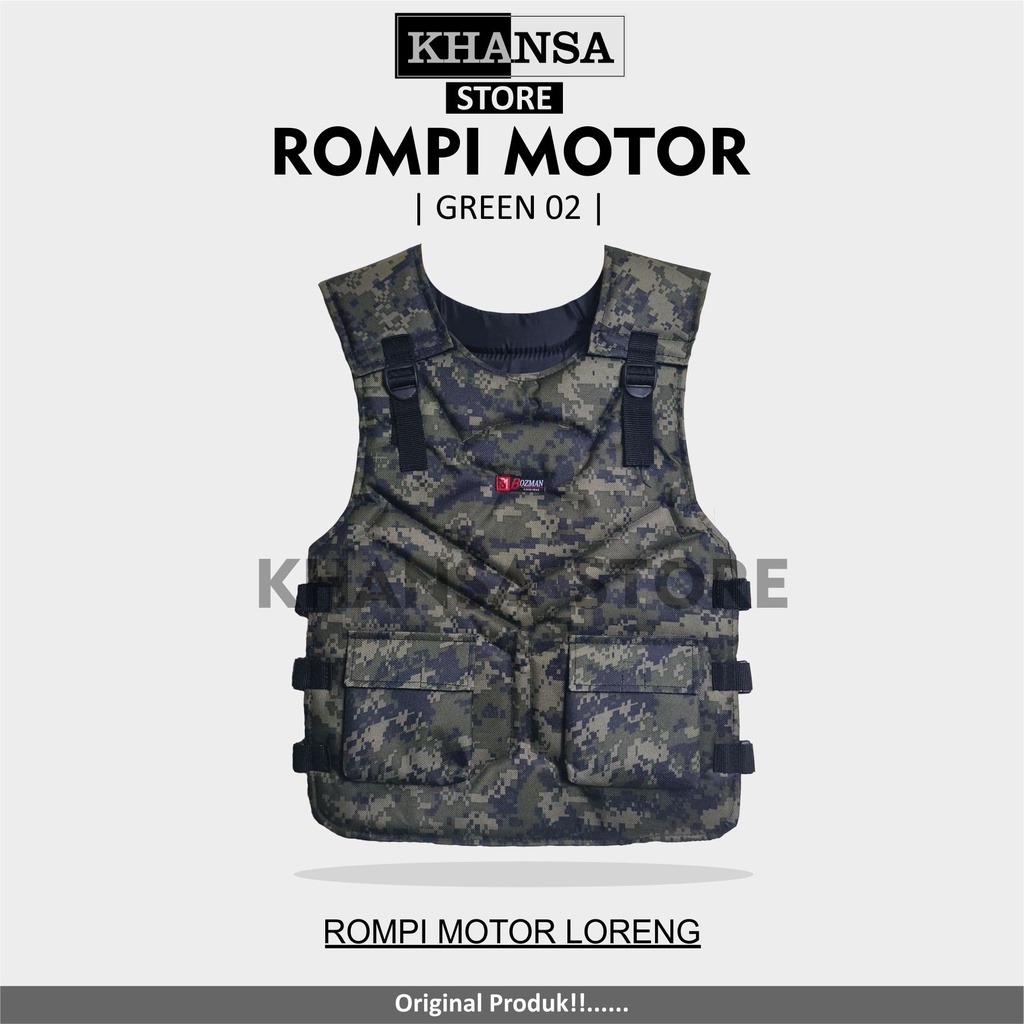 Rompi Motor Pelindung Dada Anti Angin Body Protector Aksesories Berkendara Safety Riding Bikers