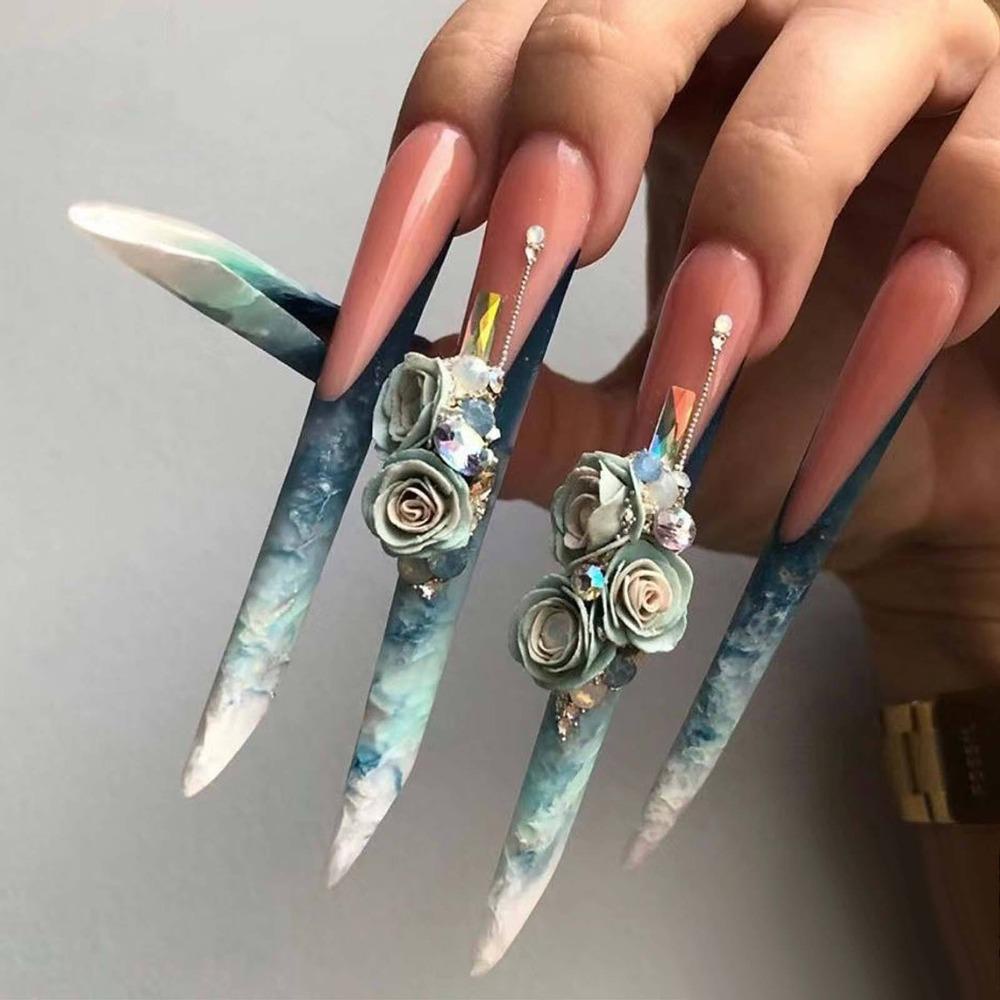 Mxbeauty Nail Paper Tray Extension Builder Manicure DIY Nail Art Tools Perlengkapan Ekstensi Kuku Nail Extension Stensil