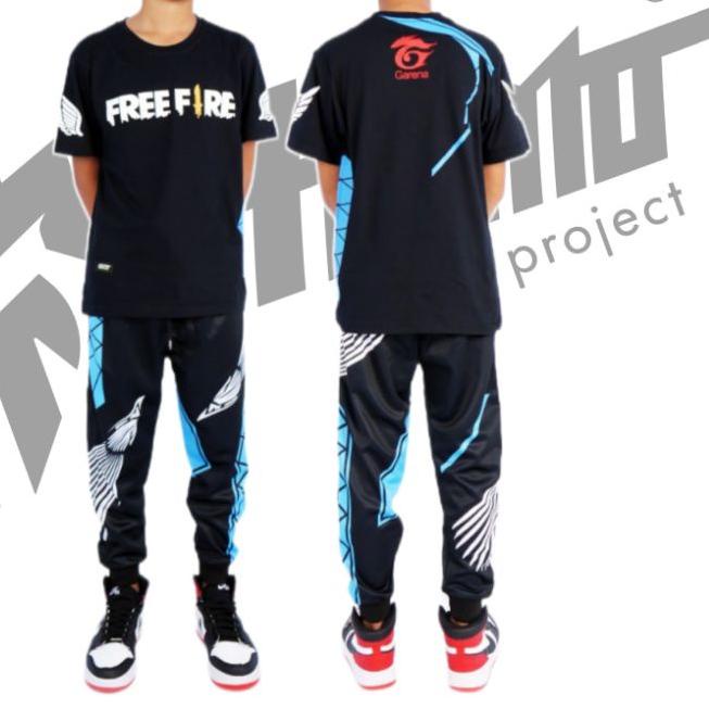 ۩ Celana ff dan Baju Kaos ff Anak Calca Angelica Gaming Kamoproject ❁