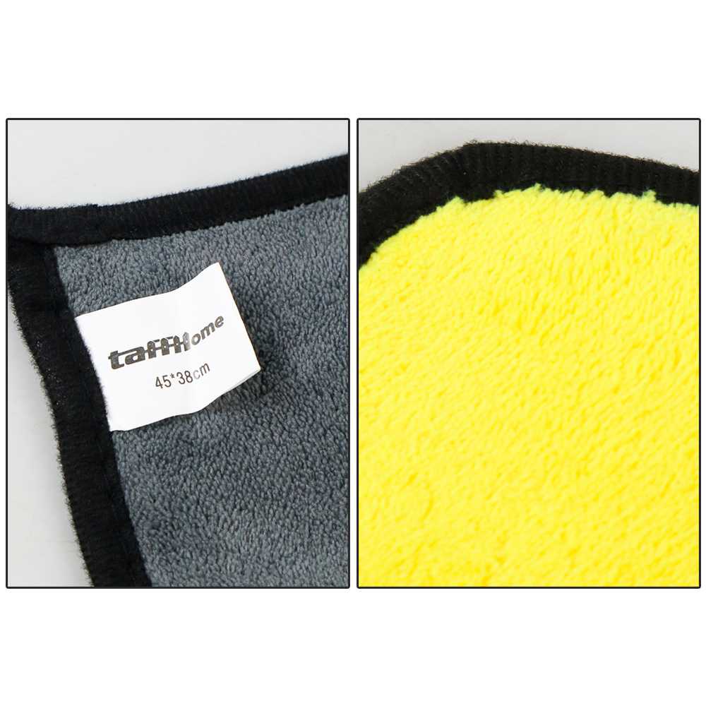 (BISA COD) FTIHSHP  Kain Lap Handuk Microfiber 800 gsm 45 x 38 cm