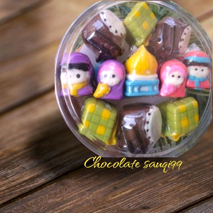 

coklat Karakter lebaran