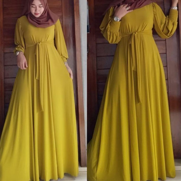 SALE TERBATAS RA_ GAMIS JERSEY TANGAN BALON / GAMIS JERSEY TERBARU / GAMIS JUMBO / GAMIS JERSEY POLO