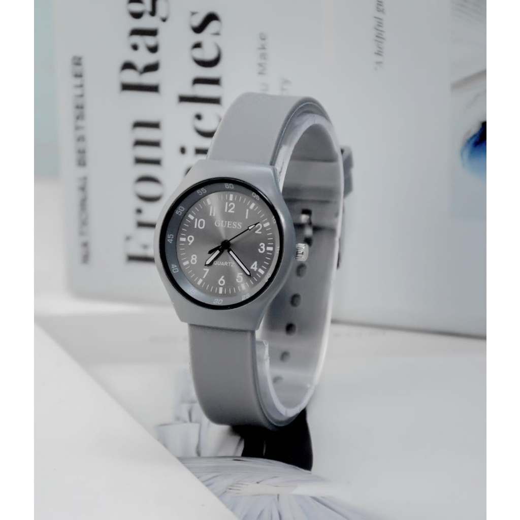 PA Jam Tangan Quartz Strap PU Analog Casual Gaya Retro Wanita &amp; Pria Ulzzang Watch Korean Fashion RM073