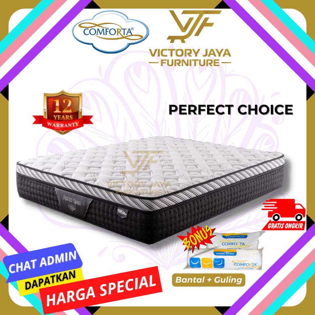 Kasur Spring Bed Comforta New Perfect Choice (Hanya Kasur)