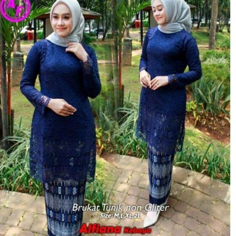 ➲ Kebaya Brukat Tunik Modern/ Kebaya brokat Terlaris / kebaya brokat baju kurung ⅍