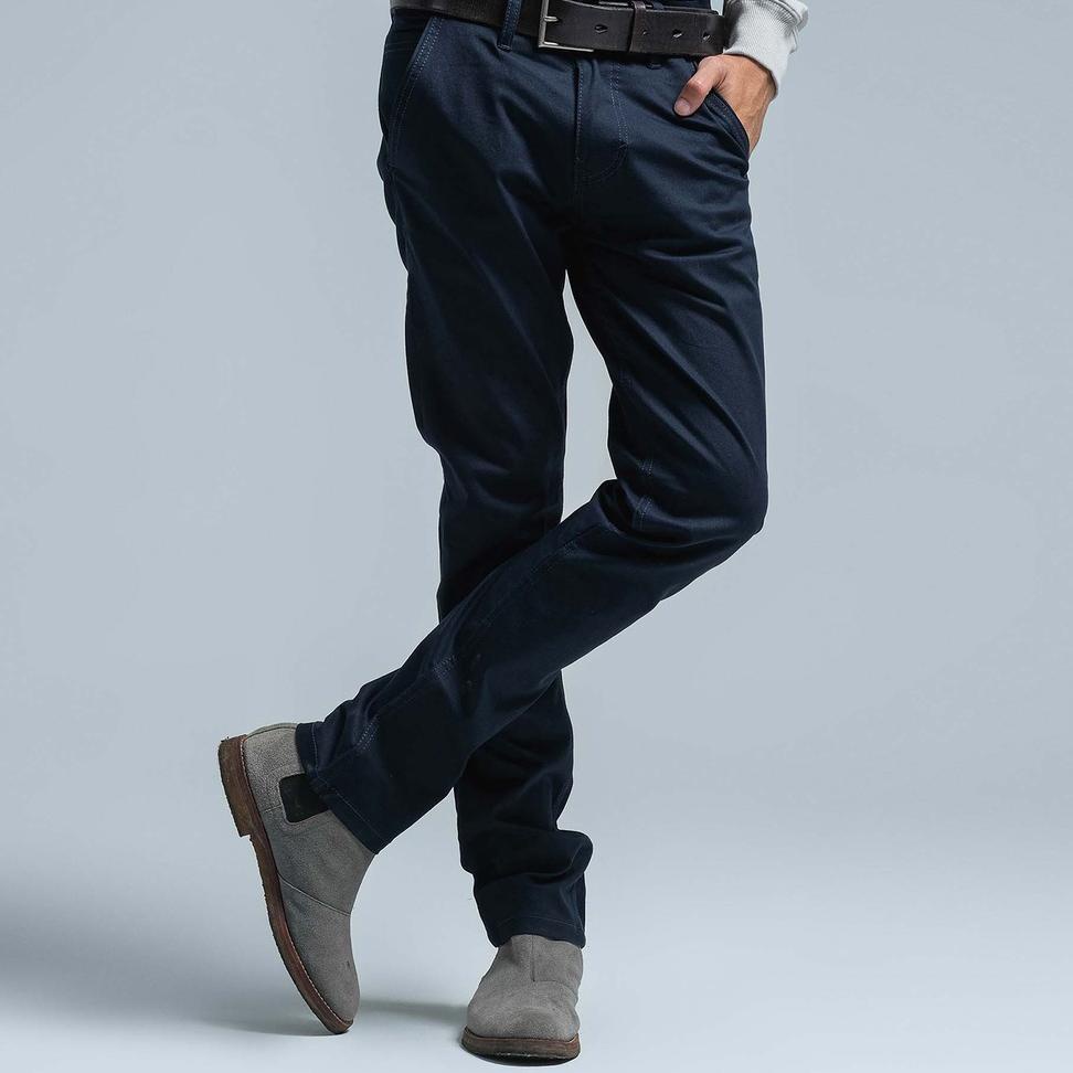 MURAH BANGET JB Long Chino Basic Navy