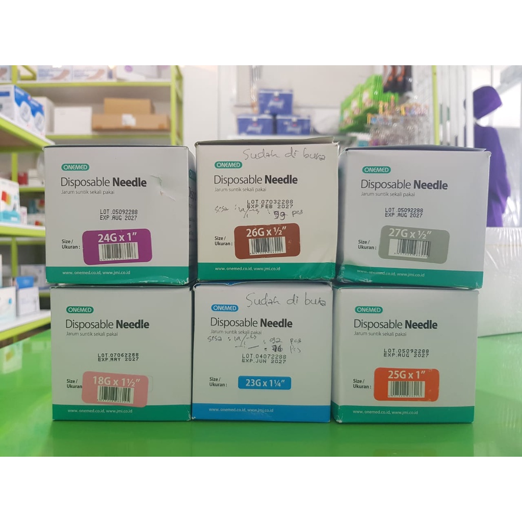 Onemed Disposable Needle / Onemed Jarum / Onemed Needle