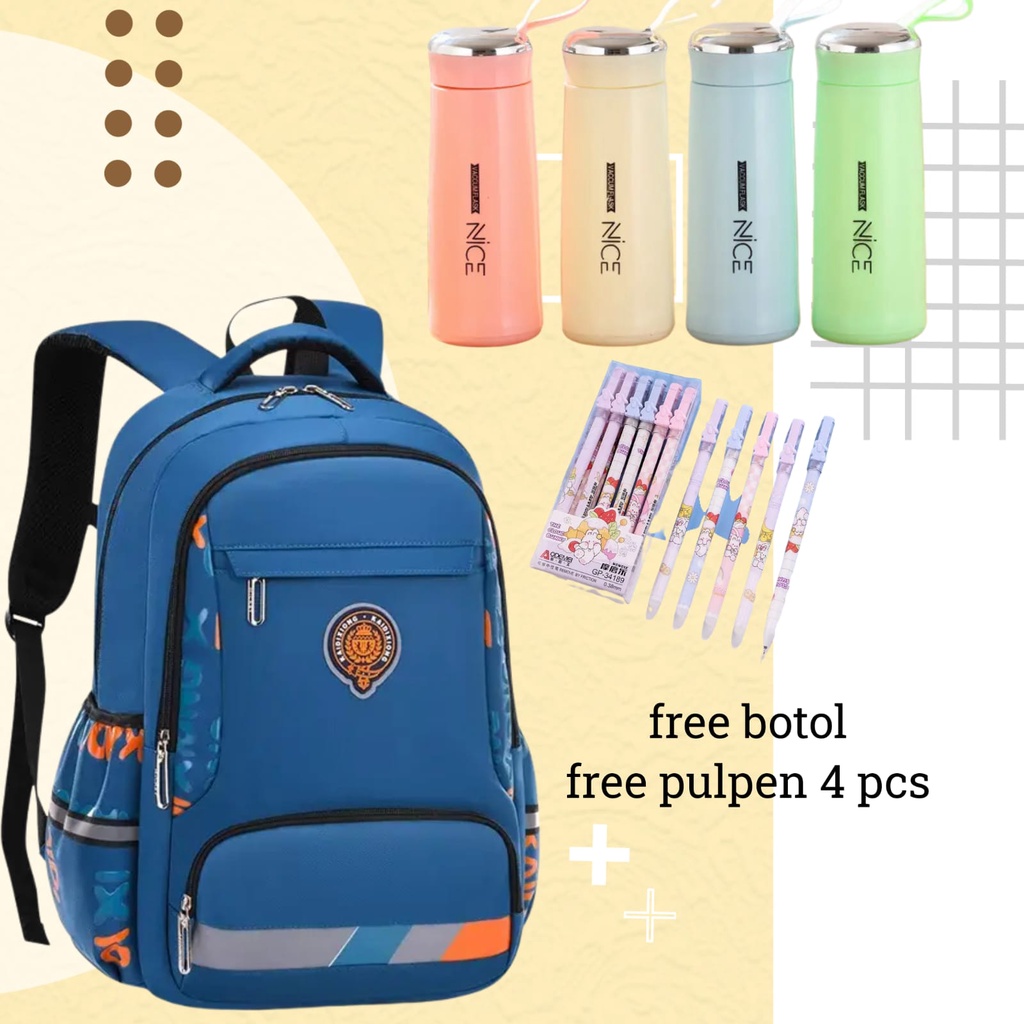 Tas Sekolah Anak Laki Laki Sd Smp Sma Ransel Kerja ORIGINAL Tas Sekolah Anak Laki BackPack IMPORT