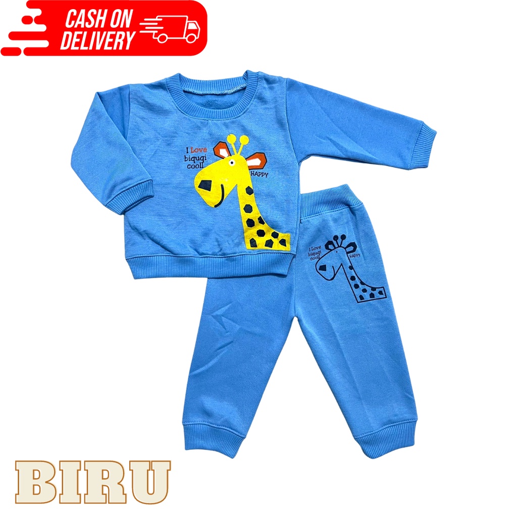 Setelan Baju Bayi 3-12 BulanSetelan Sweater Bayi Celana Jogger Baby Alicia