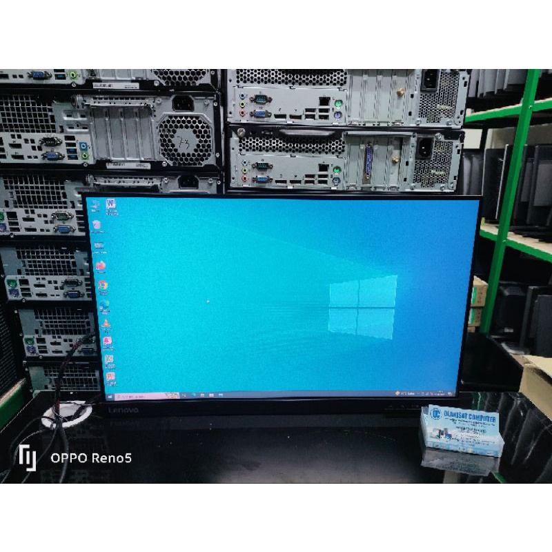 MONITOR LENOVO FREMLIS 75HZ 24 INCH TANPA KAKI BISA PASANG BREKET