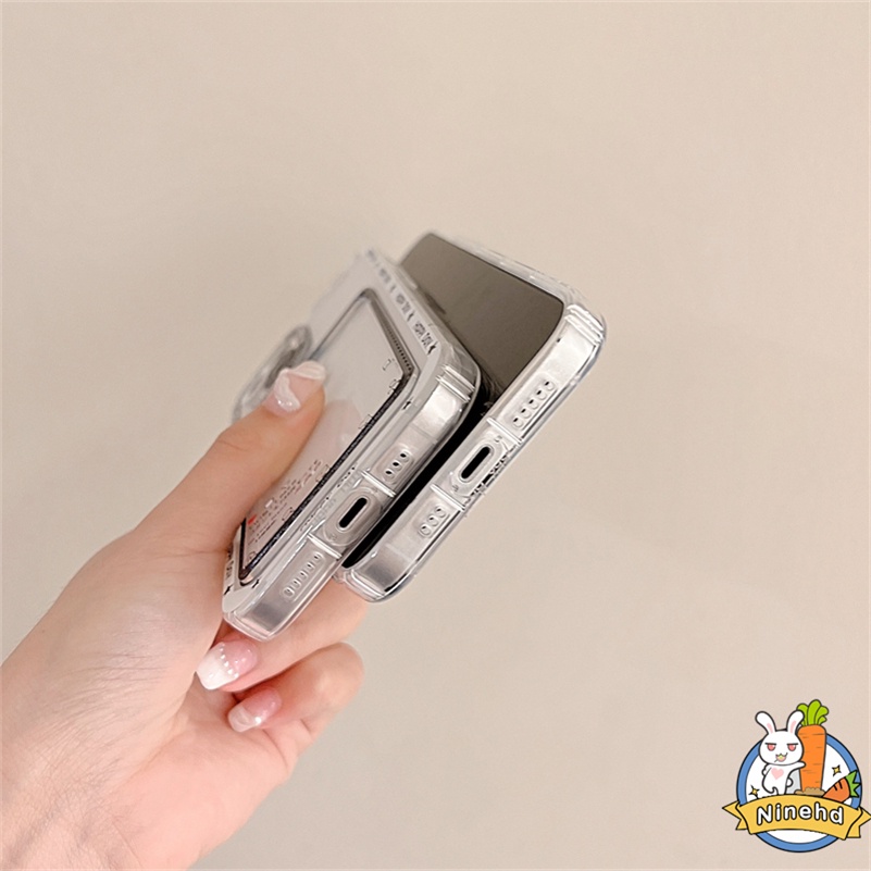 Vivo Y02 Y16 Y02s Y35 Y22 V25e V25 V23e V23 V21 V21e Pro Y15A Y15s Y01 T1x Y21 Y21s Y21A Y33T Y21T Y12s Y12A Y20 Y20s Y20i Y17 Y15 Y12 Y30 Y1s Clear Card Holder Silikon Casing Handphone