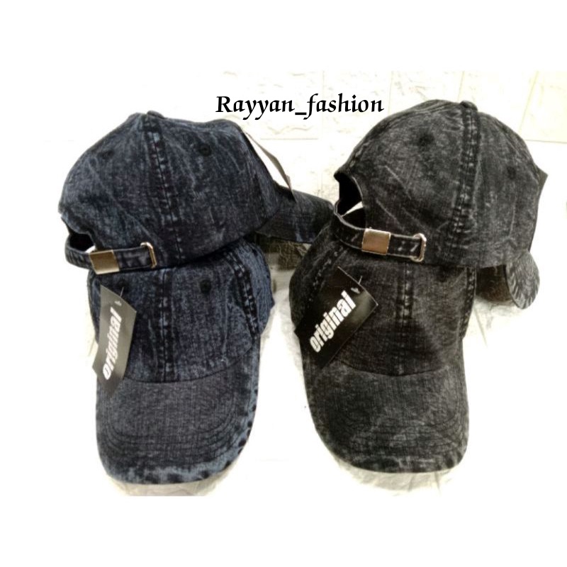 PROMOO. TOPI BASEBALL JEANS CAKOP PRIA WANITA POLOS