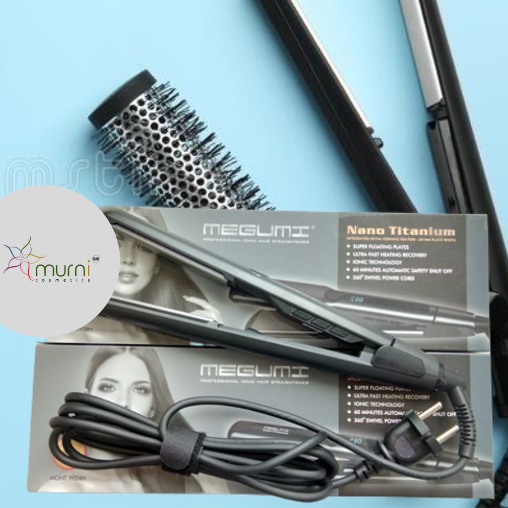 MEGUMI NANO TITANIUM HAIR STRAIGHTENER 50/60HZ