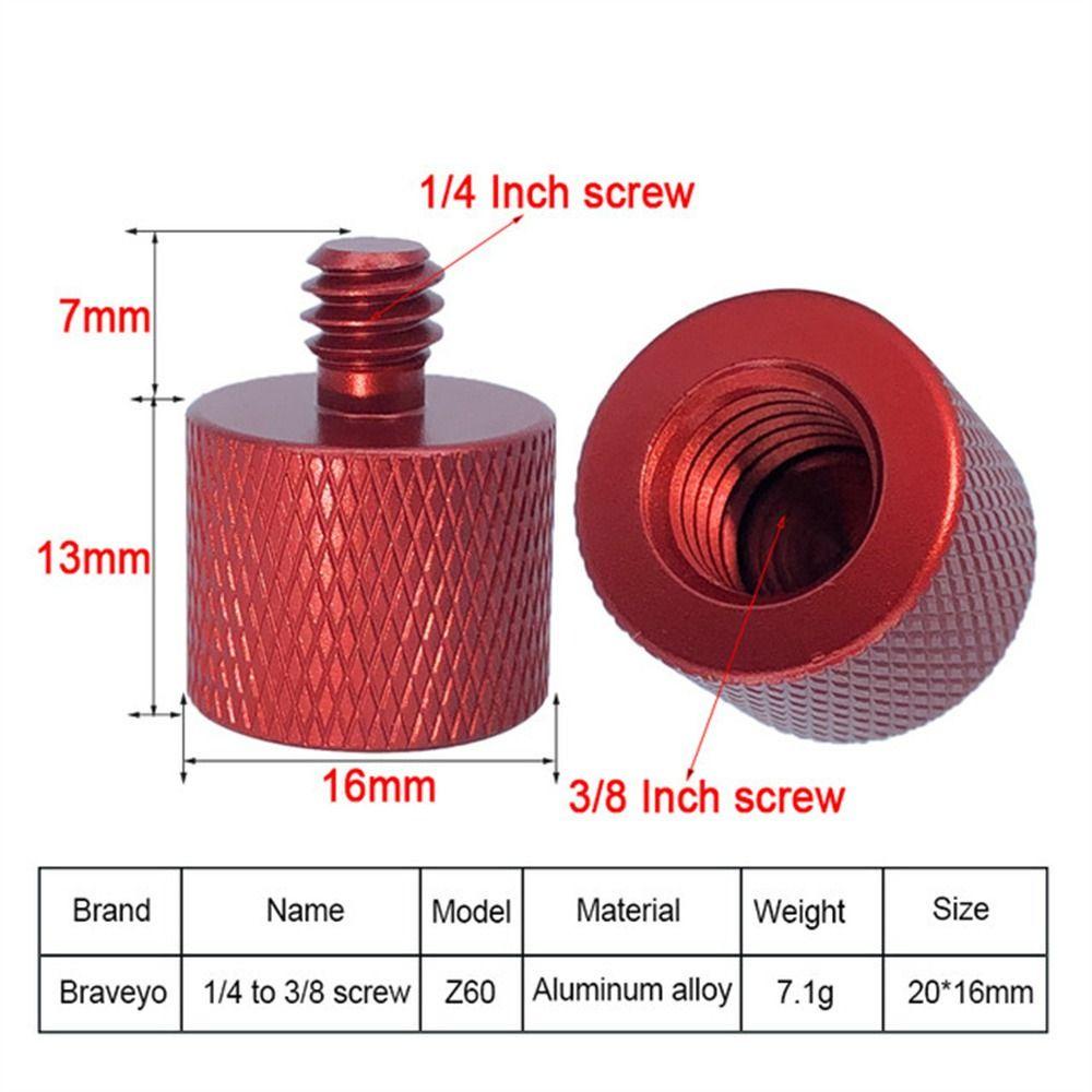 Sekrup Konversi Kamera Agustina Alat Fotografi Untuk Sekrup Tripod Dslr Quick Release Tripod Ballhead Konektor Tripod 1per4sampai3 /8Inch