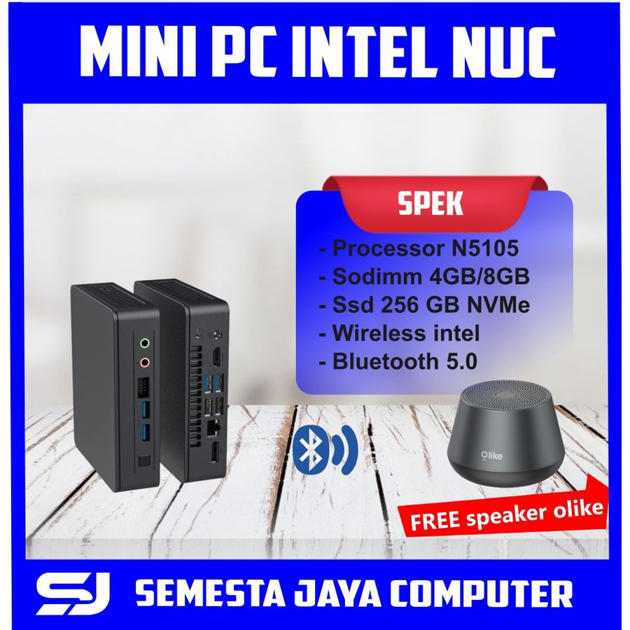 Mini PC INTEL NUC 11 N5105 4-Core | Barebone Essential Kit NUC11ATKC4