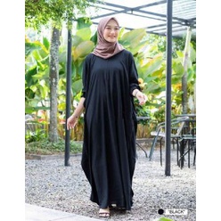 Kaftan AMEENA SUPER BIG SIZE Bahan Rayon super Grade A halus tidak Nerawang  LD 160 PB 140cm Muat BB 100kg Lengan Karet