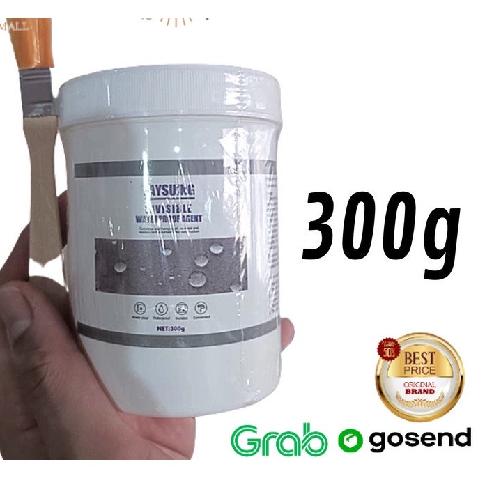 ASLI ORIGINAL Jaysuing 100gr dan 300gr Lem Anti Bocor Transparan Gratis Kuas Waterproof Insulating Sealant Jaysuing