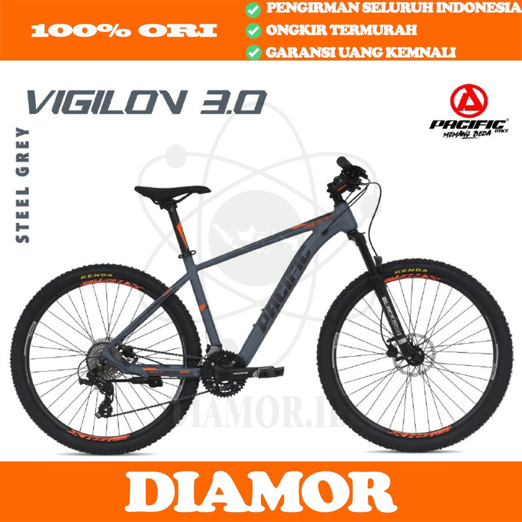 PACIFIC VIGILON 3.0 Sepeda Gunung MTB 27.5 Inch Alloy 24 Sp Hydraulic