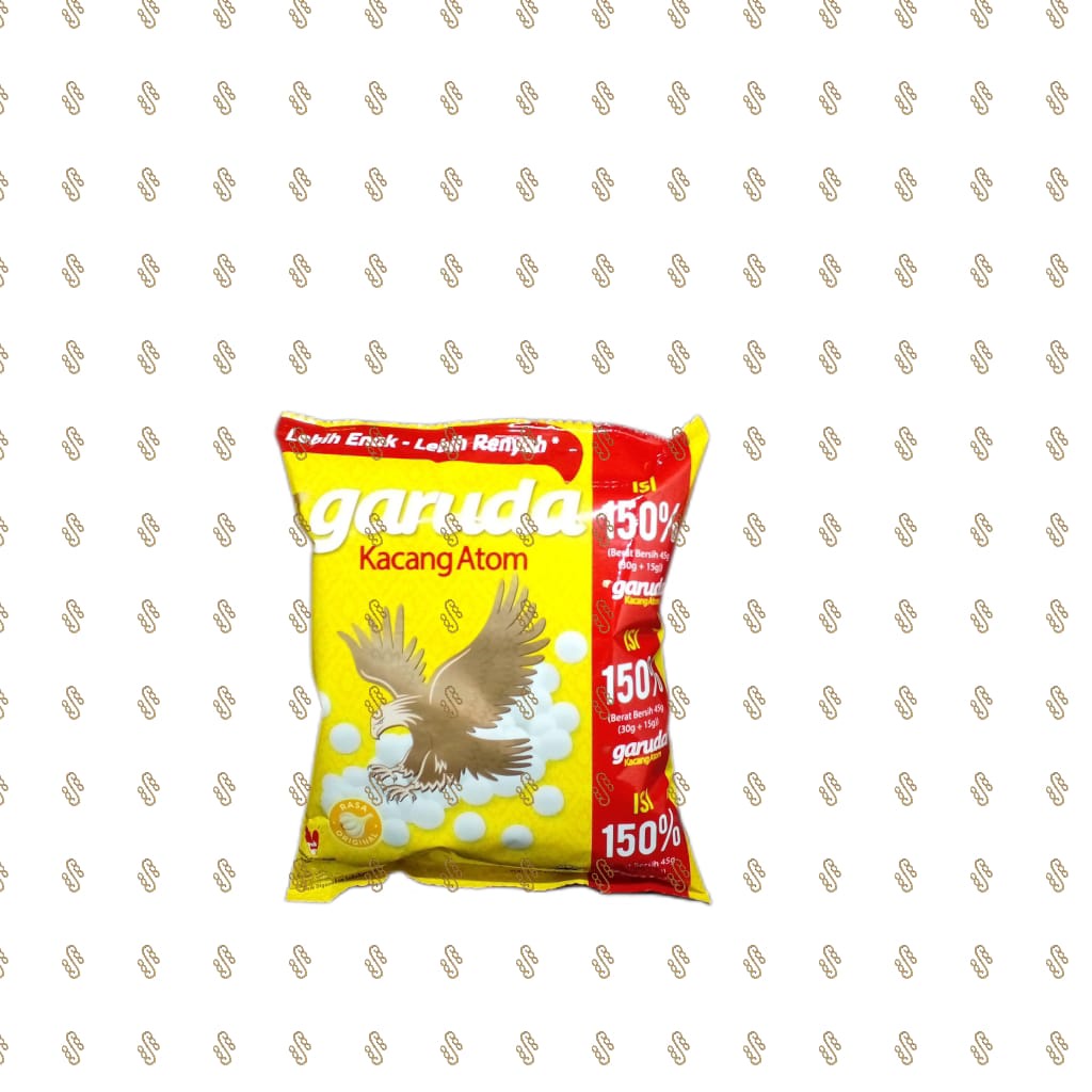 

Garuda Kacang Atom 38gr Ec 2.000 - Pak Isi 10 Pcs