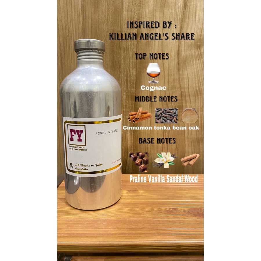 Fragrance Oil (bibit parfum) - Angel wings - inspired by kilian angel's share