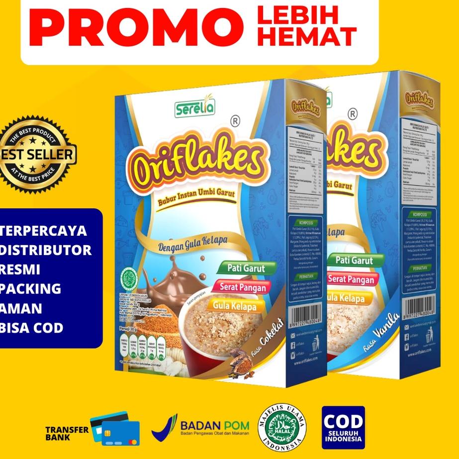 

⅍ ORIFLAKES SLIM Sereal Umbi Garut 350gram ❅