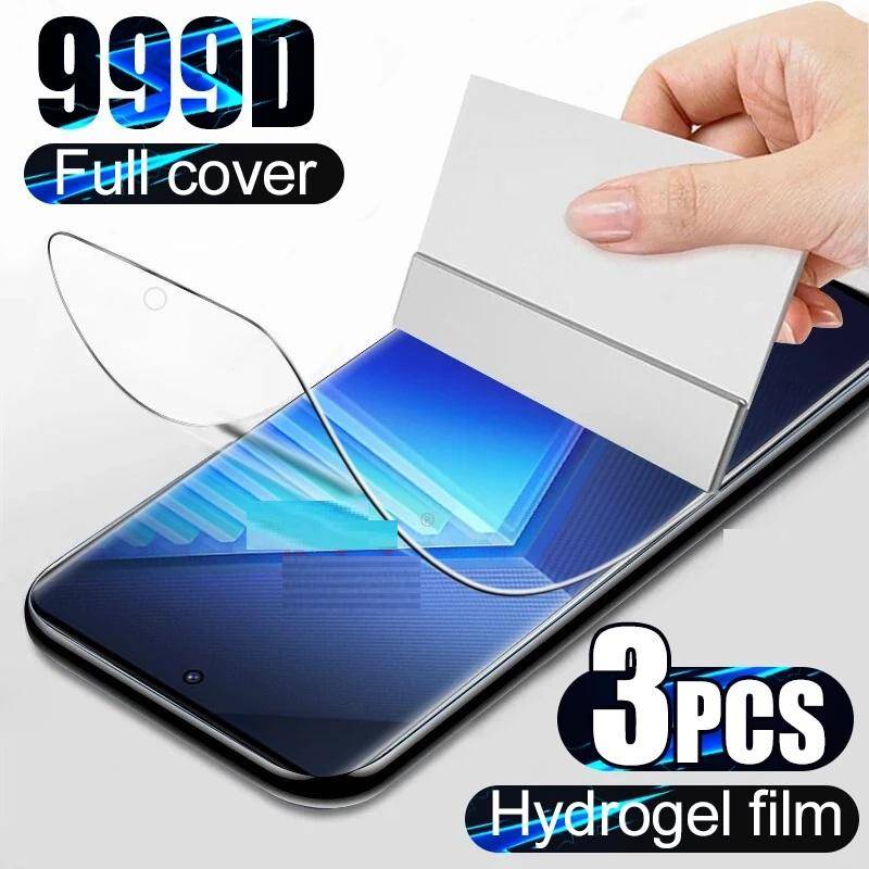 3pcs Untuk Vivo V21 V21e 4G Hydrogel Film Untuk Vivo V21 V21e 5G Ponsel Layar Film Pelindung Film