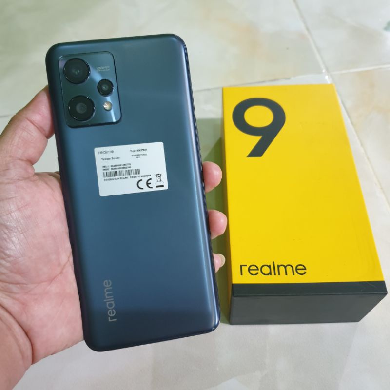 realme 9 6/128 ram 6gb rom 128gb mulus dan lengkap