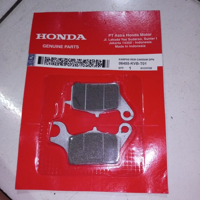 Disped Dispad Disc pad Kampas Rem Depan AHM HONDA KVB VARIO CBS 125 150 BEAT FI POP ESP STREET SCOOPY SPACY GENIO