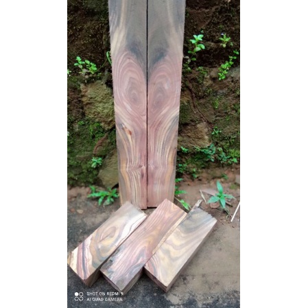 kayu sono keling paket hemat bahan sarung dan gagang golok