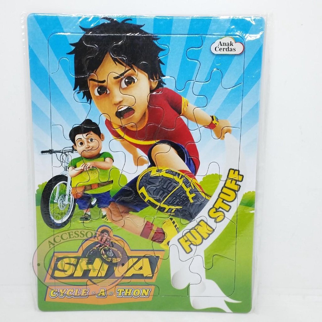 Mainan Susun Puzzle Shiva Cycle Sepeda 25 Cm Edukasi Anak Murah Jigsaw