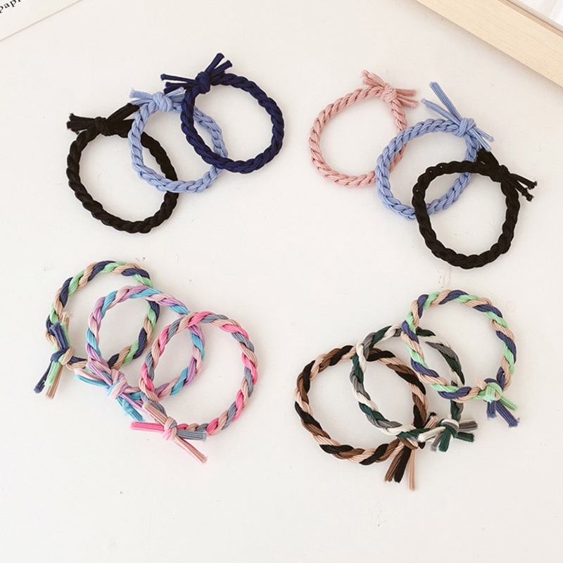 Headrope New Rubber Band Pengikat Kepala Karet Gelang Tinggi Elastis Tahan Lama Hiasan Kepala Tali Rambut Sederhana Cincin Rambut