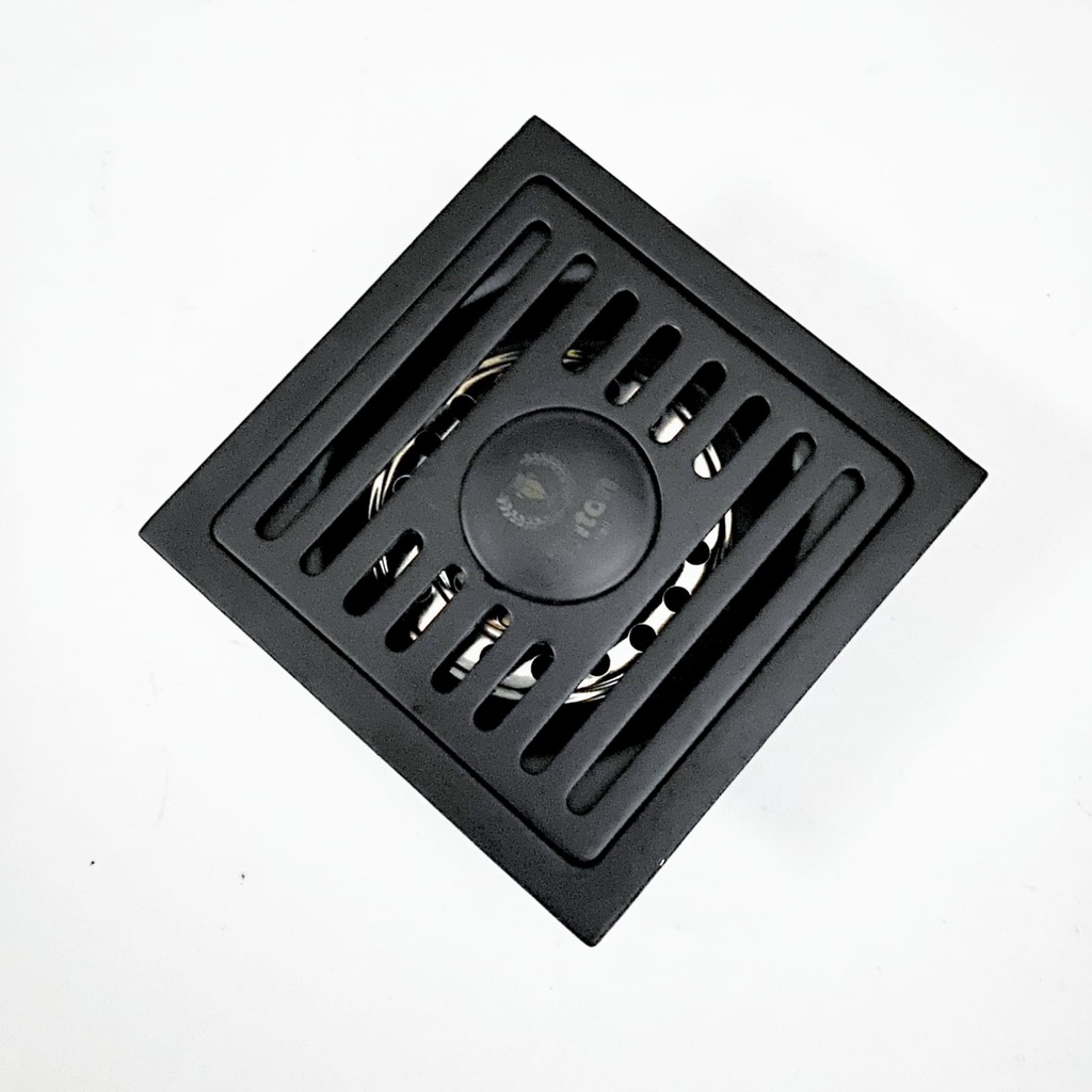 Saringan Got Mesin Cuci Stainless Floor Drain Pembuangan air 44B Tile Drainer Strainer BLack