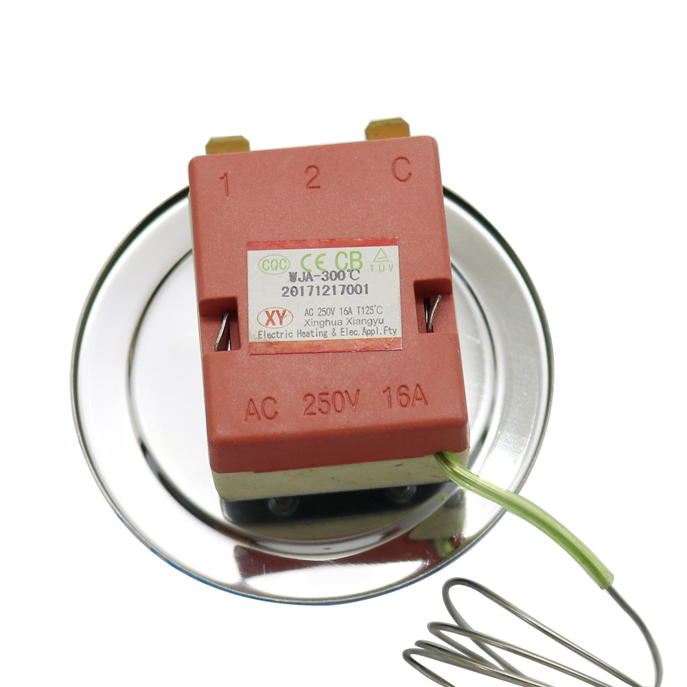 Saklar Kontrol Suhu Temperature Control Switch Termostat 220v 16a High-Tech Dial Untuk Oven Elektrik WZB 50-300°C